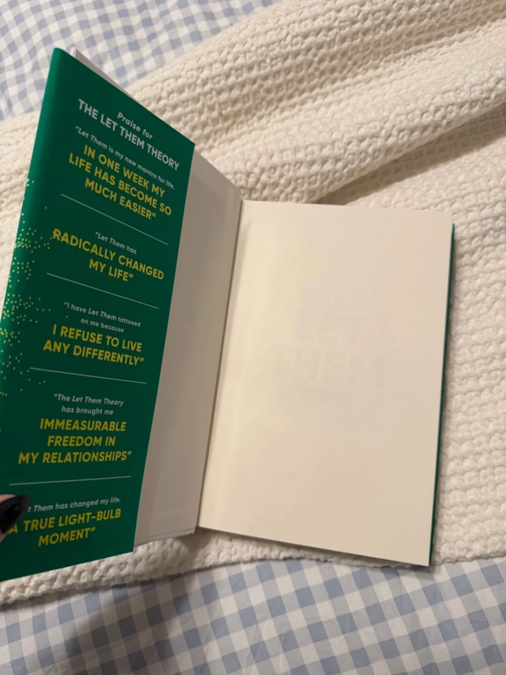 The Let Them Theory by Mel Robbins - Teal Paperback - Picture 7 of 7